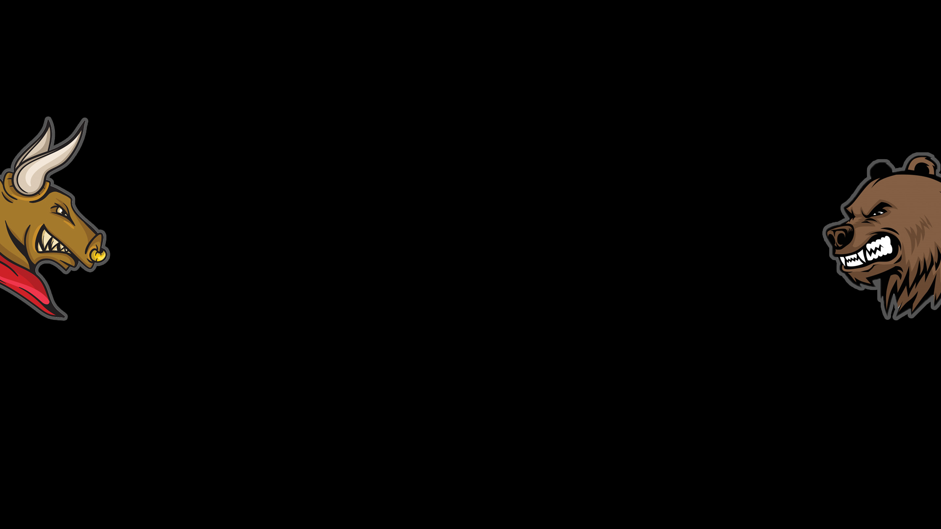 bull and bear black background – TradeJanis Journals